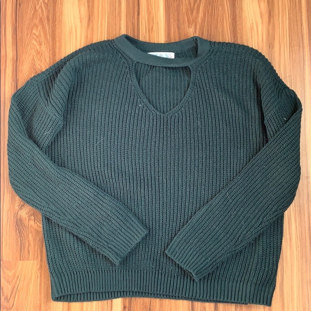 Green sweater